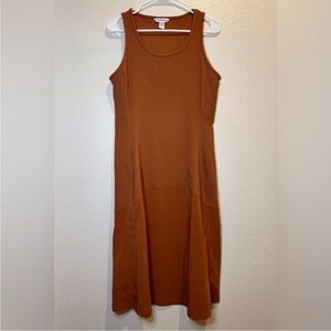 NWOT - Athleta Ribbed Sleeveless Midi Dress